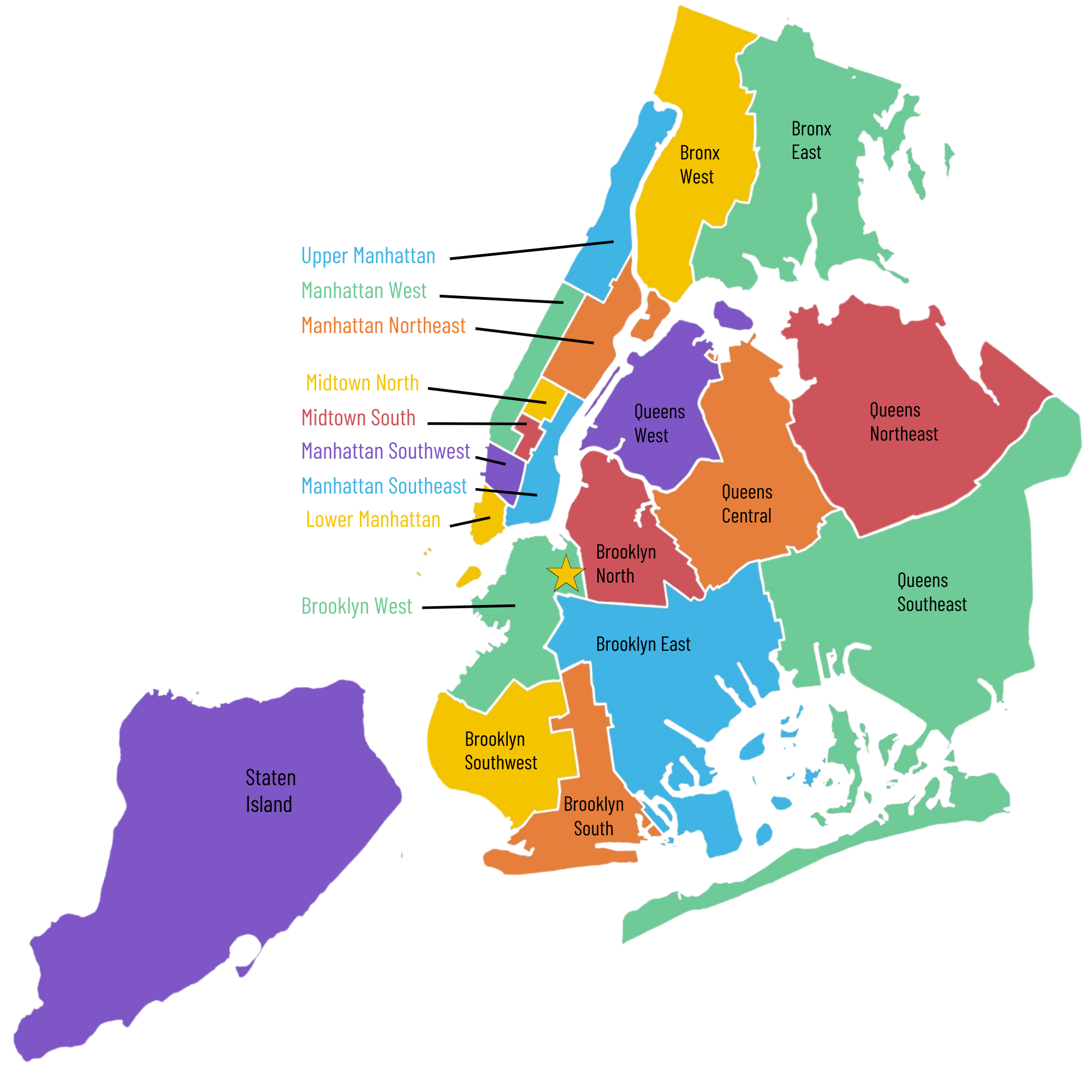 Square CWZ map Transparent